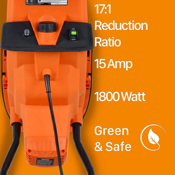 Super Handy GUT018 Electric Wood Chipper Lite - 120V Corded