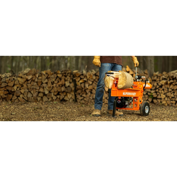 Super Handy GUO077 Portable 20 Ton Gas Powered Log Splitter