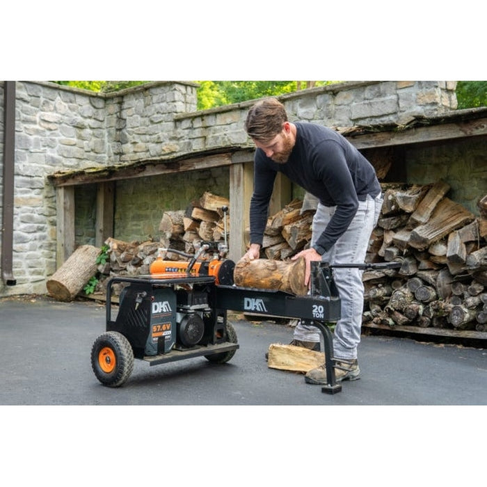 Detail K2 ELITE ENERGY 20-Ton 57.6V Battery Powered Hydraulic Log Splitter (OPS220EV-B)