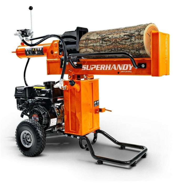 Super Handy GUO096 Portable 7HP 25 Ton Hydraulic Gas Powered Log Splitter