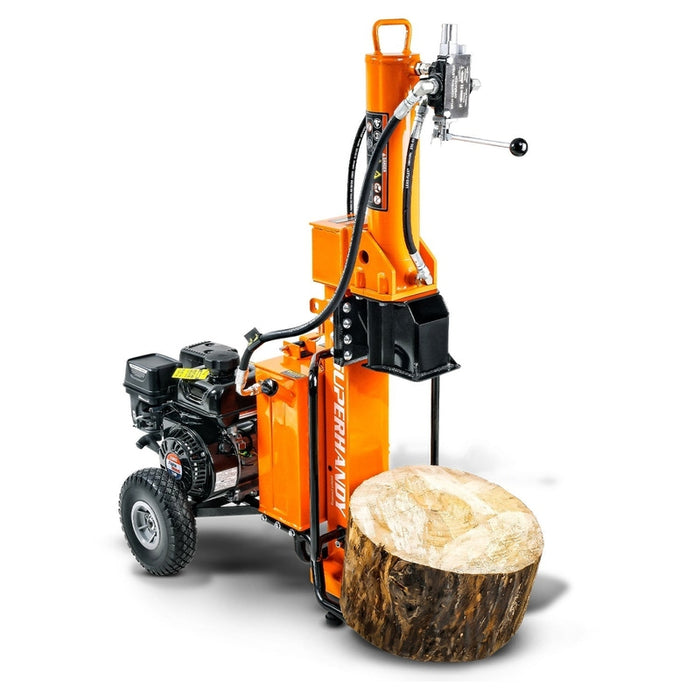 Super Handy GUO096 Portable 7HP 25 Ton Hydraulic Gas Powered Log Splitter